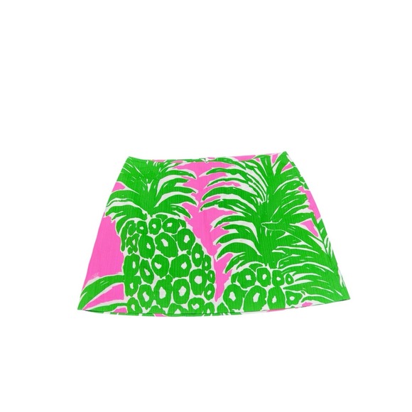 Lilly Pulitzer Dresses & Skirts - Lilly Pulitzer Pink Pout Flamingo Pineapple Skirt Size 4